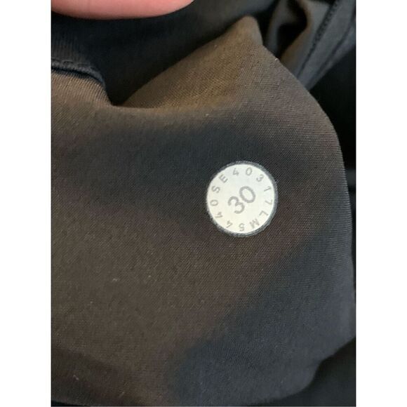 Lululemon Commission Pant Classic *Swift Cotton 34" men's black size 30 M5440S - Picture 6 of 6